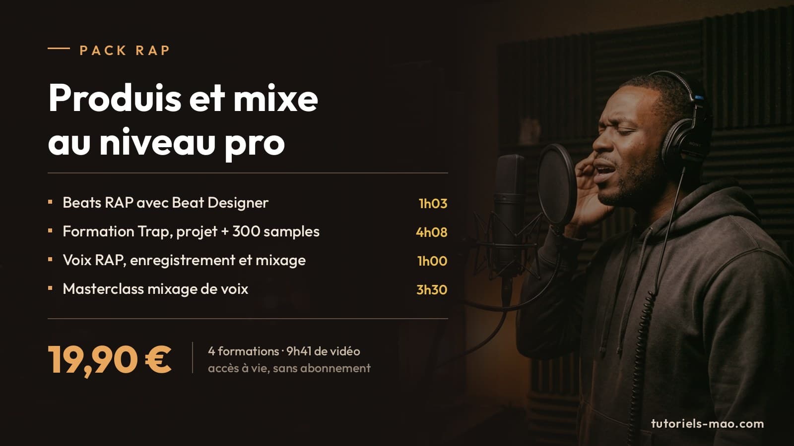 Pack RAP : produisez et mixez au niveau pro