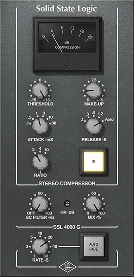  SSL G Master Buss Compressor. 